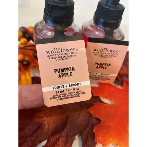 Bath & Body Works “Pumpkin Apple” Sealed Wallflowers - Picture 2 of 4